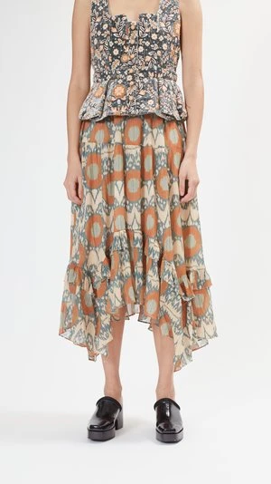 Ulla JohnsonVarisha Skirt - Nimbus 4 Ulla JohnsonVarisha Skirt - Nimbus - Image 4