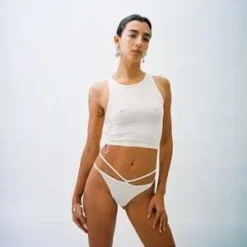 BaserangeUndyed Nida Pants - White