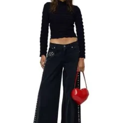 Simon MillerVroom Studded Jean - Black Wash