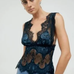 Third FormVisions Lace Deep V Maxi Dress - Sapphire -Outlet Lustro Wear Store Visions Lace Deep V Maxi Dress Sapphire 20230924014013 1