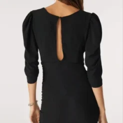 Ba&shWally Dress - Noir -Outlet Lustro Wear Store Wally Dress Noir 20231101225918 2