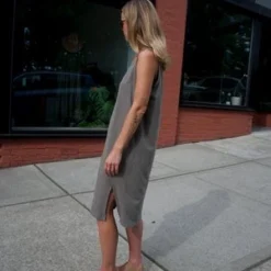 Wol HideBoatneck Dress - Fir -Outlet Lustro Wear Store Wol Hide Boatneck Dress Fir 20231004180539