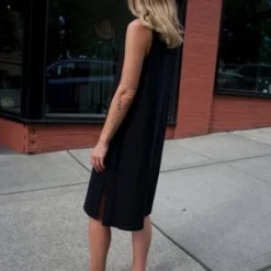 Wol HideBoatneck Dress - Fir -Outlet Lustro Wear Store Wol Hide Boatneck Dress Fir 20231004180542