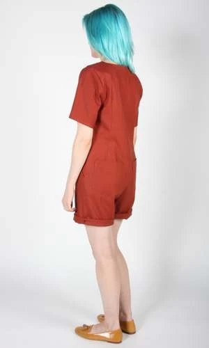 Birds Of North AmericaWoodhaunter Romper - Rust 3 Birds Of North AmericaWoodhaunter Romper - Rust - Image 3