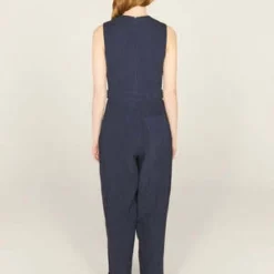 YMCJojo Jumpsuit - Navy -Outlet Lustro Wear Store YMC Jojo Jumpsuit in Navy 20230919211319 3