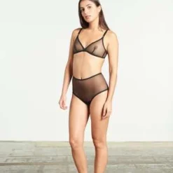 Yasmine EslamiJeanne High-Waisted Brief - Black -Outlet Lustro Wear Store Yasmine Eslami Jeanne High Waisted Brief Black 20220728144359 2