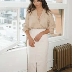 Harly JaeZipper Skirt - Mylk 12 Harly JaeZipper Skirt - Mylk -Outlet Lustro Wear Store harly jae Zipper Skirt Mylk 20230912205127 1