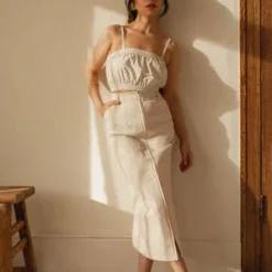 Harly JaeZipper Skirt - Mylk 14 Harly JaeZipper Skirt - Mylk -Outlet Lustro Wear Store harly jae Zipper Skirt Mylk 20230912205129