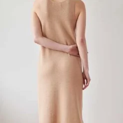 Wol HideLace Tank Dress - Sand 5 Wol HideLace Tank Dress - Sand -Outlet Lustro Wear Store lace tank dress in sand 20230927060503 2